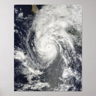 Póster El huracán Jimena se acerca a Baja California