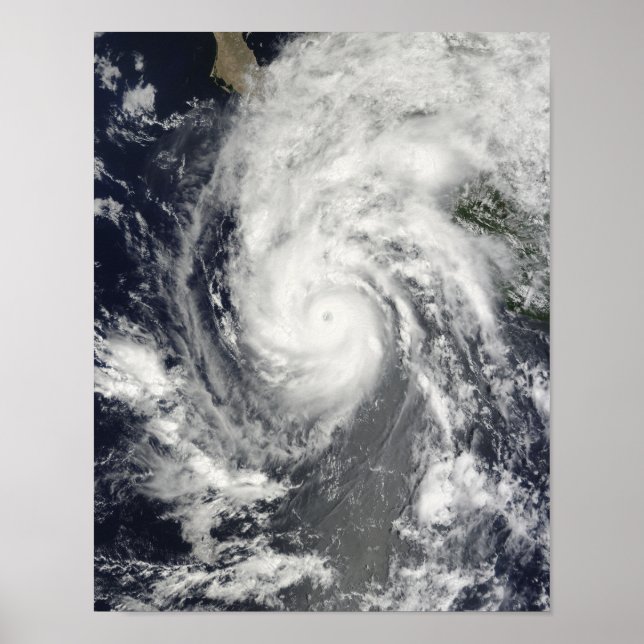 Póster El huracán Jimena se acerca a Baja California (Frente)