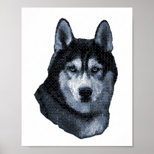 Póster El Husky Es Mi Perro Favorito, Husky Siberiano