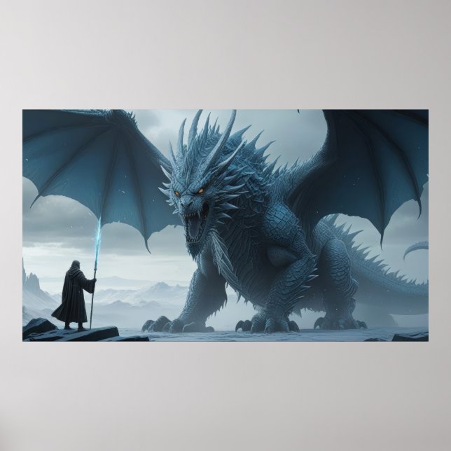 Póster El Ice Dragon y el Thie Wizard. Conocer Frostmorid (Frente)
