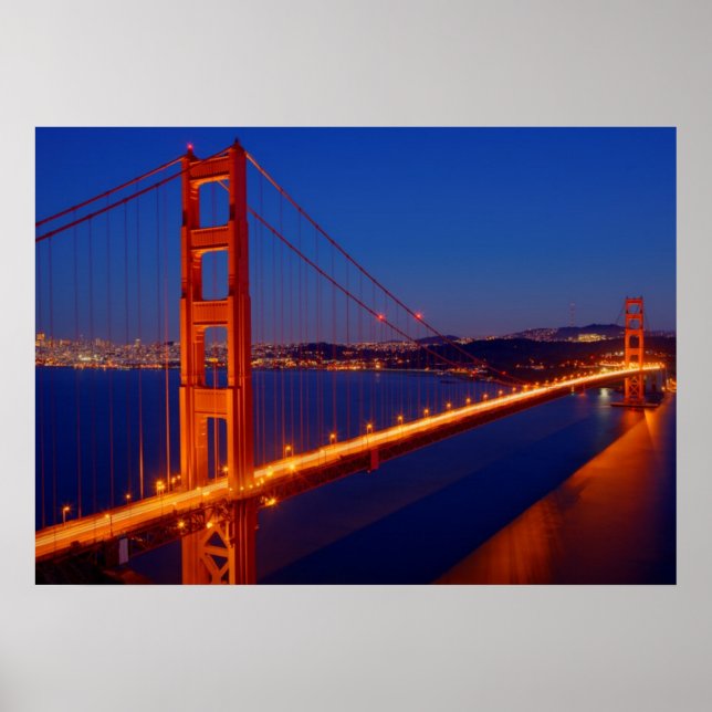 Póster El icónico puente con San Francisco (Frente)