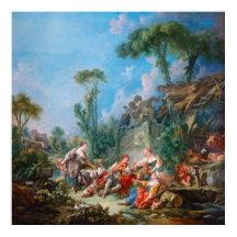 el idílico paisaje rococó del francois boucher she