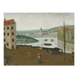Póster El Ile Notre-Dame 1590-3 (aceite en lona)