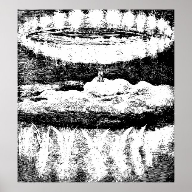 Póster El Ilustracion Gustave Dore de Angels Dante (Frente)