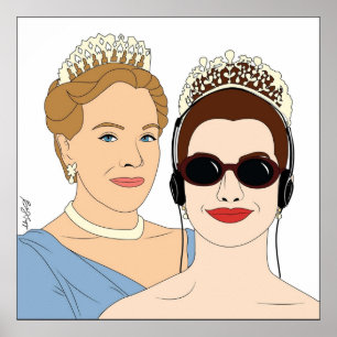 Póster El Ilustracion Princess Diaries