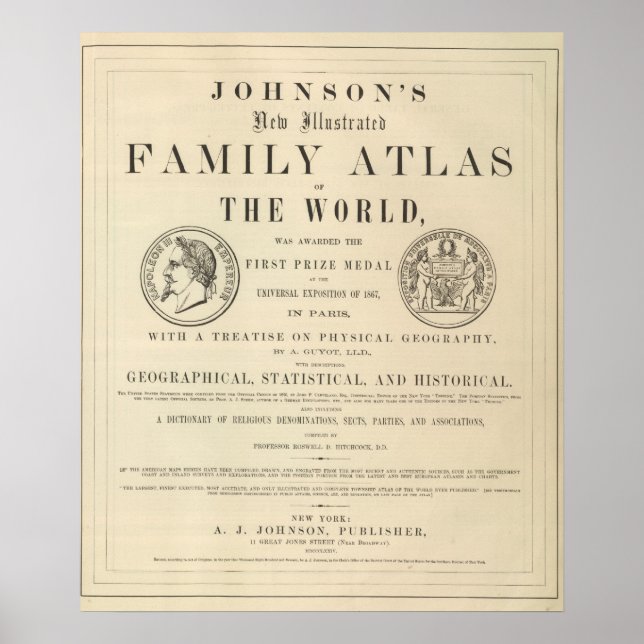 Póster El ilustrado Atlas Familiar de Johnson (Frente)
