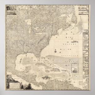Póster El imperio británico compuesto en Estados Unidos