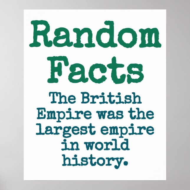Póster El Imperio Británico Fue El Imperio Más Grande -Tr (Frente)