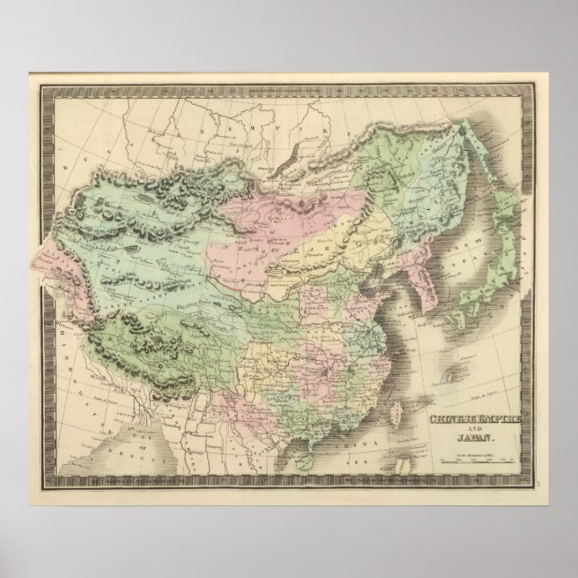 Póster El Imperio Chino y Japón (Frente)