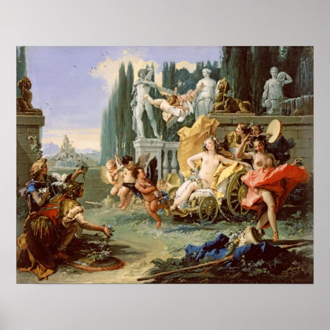 Póster El imperio de la flora (Tiepolo 1743) (Frente)