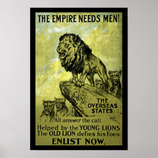 Póster El imperio necesita a los hombres