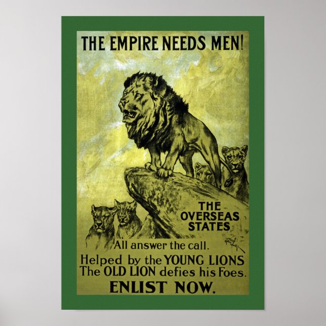 Póster ¡El Imperio Necesita Hombres! (Frente)