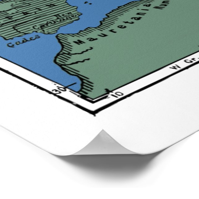 Póster El Imperio Romano en su mayor apogeo (Esquina)