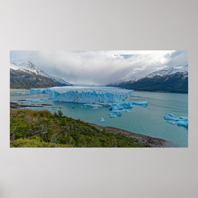 Póster El impresionante glaciar Perito Moreno (Frente)