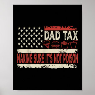 Póster El impuesto a papá asegura que no es veneno, padre