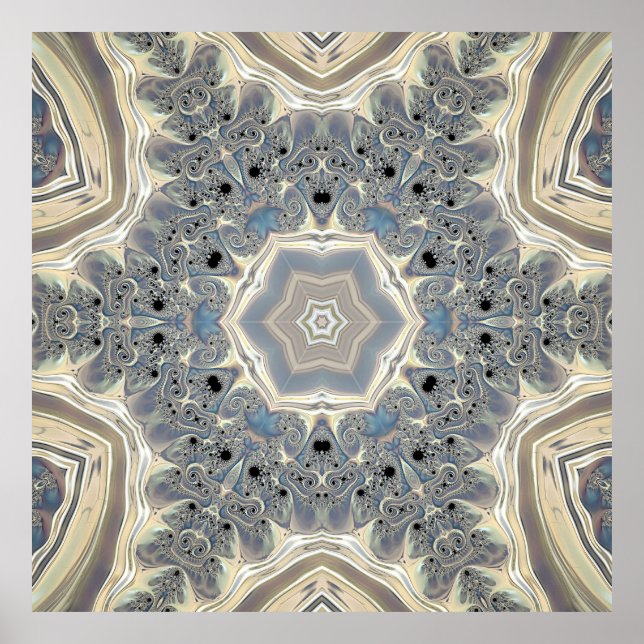 Póster El impulso de un sueño fractal (Frente)