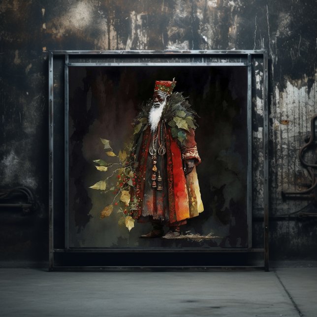 Póster El incansable Papá Noel Negro de Woodland en el ve (Subido por el creador)
