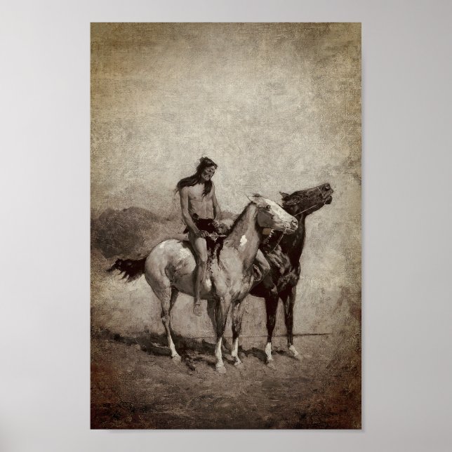 Póster El Incendiador Arrojó A Su Víctima Con Su Ponía (Frente)