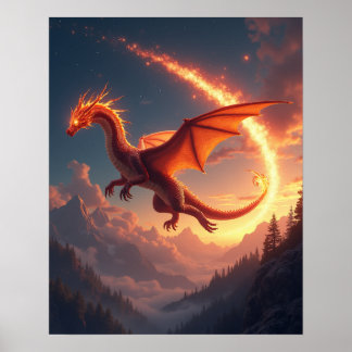 Póster El incendio del Dragón de los Cometas