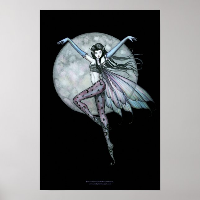 Póster El incipiente Poster gótico de hadas de Luna (Frente)