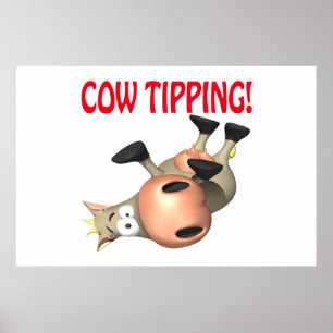 Póster El inclinar de la vaca