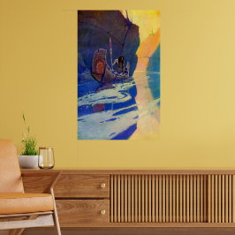 Póster El indio en su soledad NC Wyeth Poster 1907