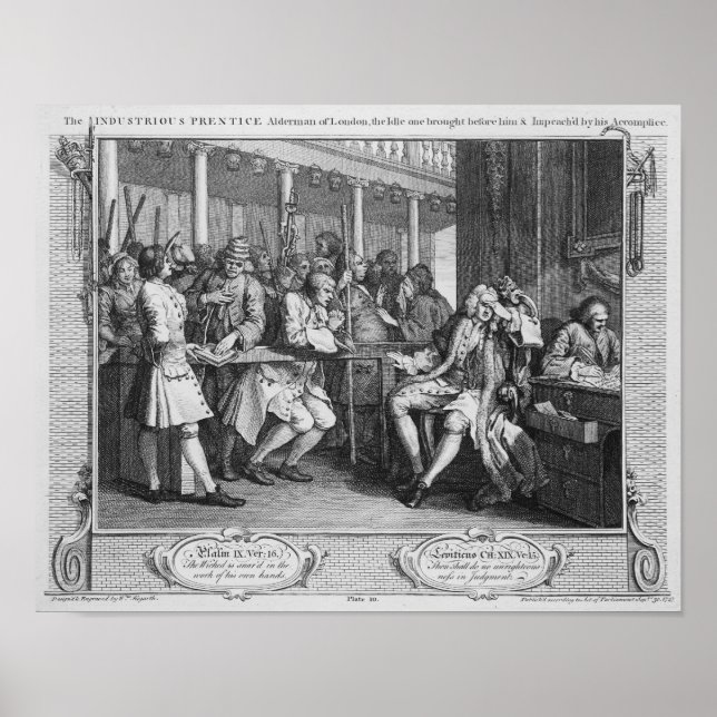 Póster El industrial "Prentice Alderman" de Londres (Frente)