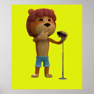 Póster el infantil en el pasillo