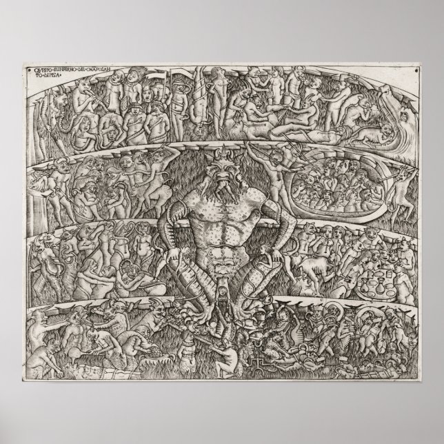 Póster El Inferno según Dante (Frente)