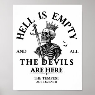 Póster El Infierno Está Vacío Y Todos Los Diablos Están A