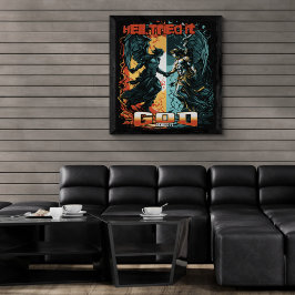 Póster El Infierno Lo Intentó Dios Negó La Fe Cristiana