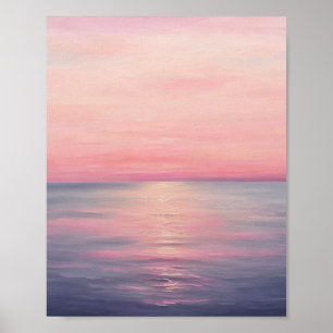 Póster El Infinito Silencio de un Horizonte de Cuarzo Ros