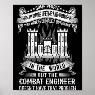 Póster El ingeniero de combate no tiene ese problema orgu