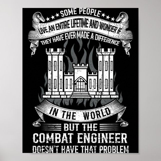 Póster El ingeniero de combate no tiene ese problema orgu (Frente)