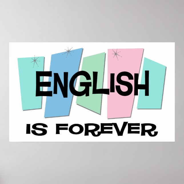 Póster El inglés es para siempre (Frente)