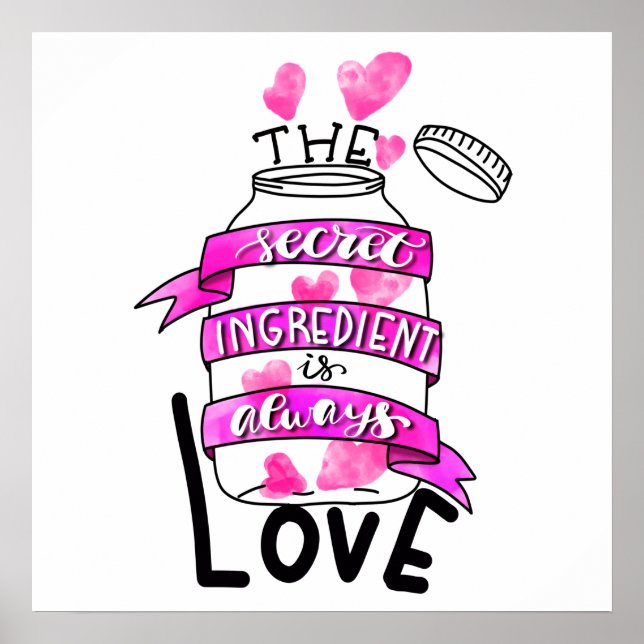 Póster El ingrediente secreto es siempre amor (Frente)