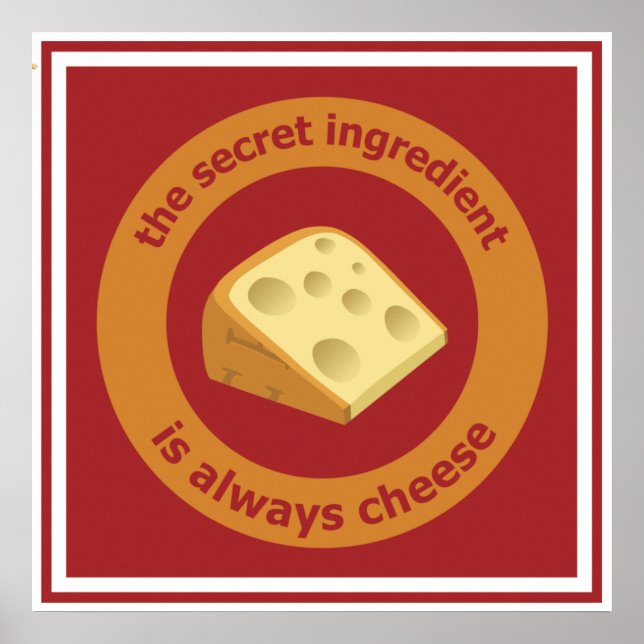 Póster El ingrediente secreto es siempre el queso (Frente)