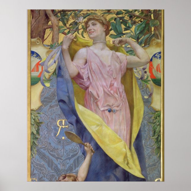 Póster El inodoro femenino (panel) (Frente)