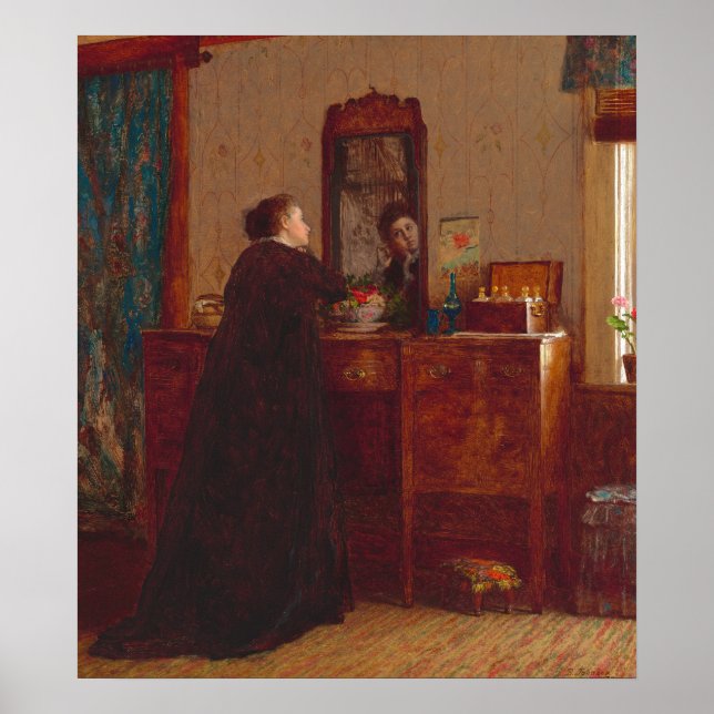 Póster El inodoro - Poster Bella Artes de Eastman Johnson (Frente)