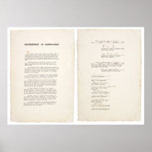 Póster El instrumento japonés de rendición (1945)