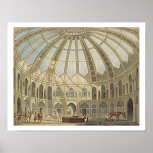 Póster El interior de las caballerizas, de 'Vistas al río