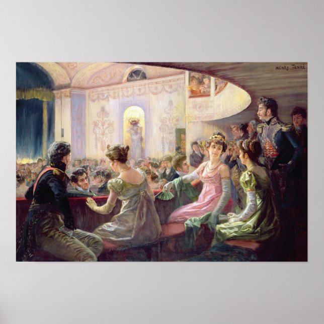 Póster El intervalo en el teatro (Frente)