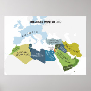 Póster El invierno árabe