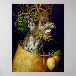 Póster El invierno, Arcimboldo