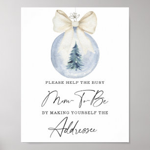 Póster El invierno ayuda a que la futura mamá ocupada dir