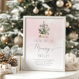 Póster El invierno rosado cuán grande es el poster del ju