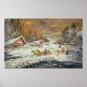 Póster El invierno ruso, 1900-10