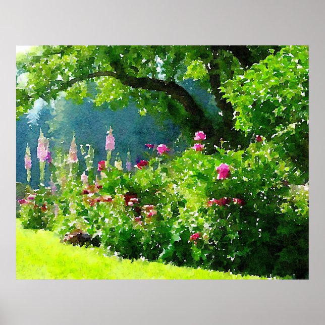 Póster El jardín (Frente)