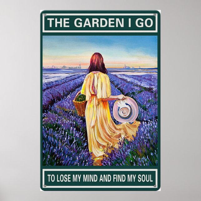 Póster El jardín al que voy (Frente)