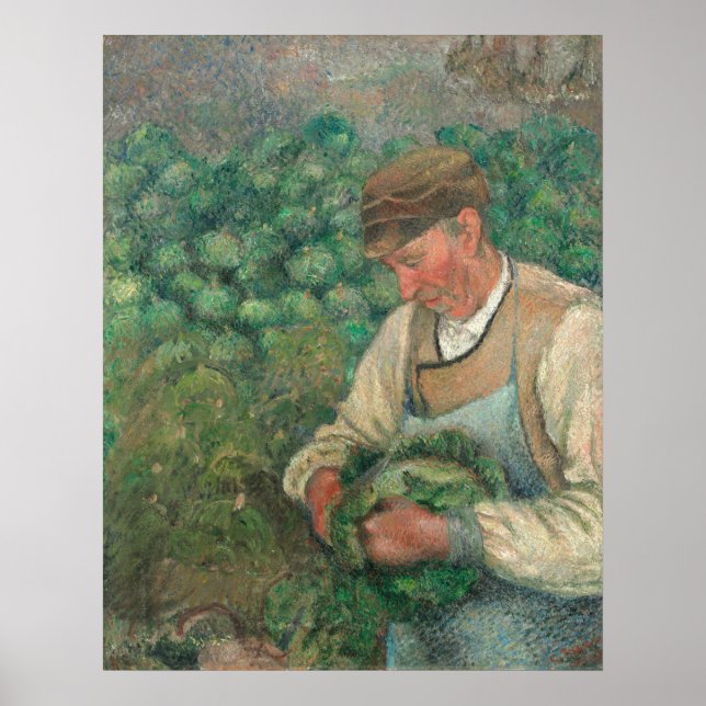 Póster El jardín - Bella Artes Camille Pissarro (Frente)